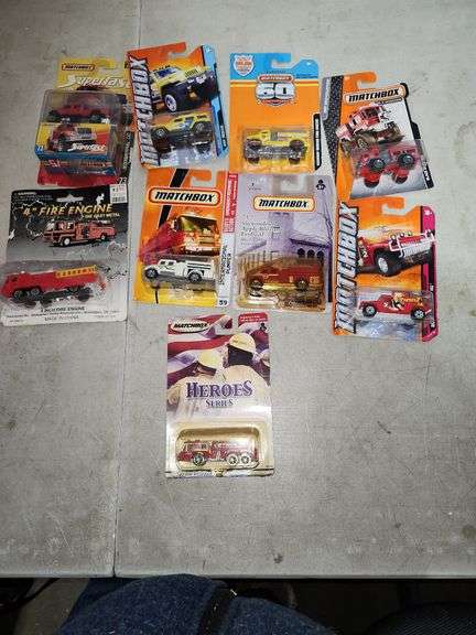 Assorted Matchbox Rescue Vehicles