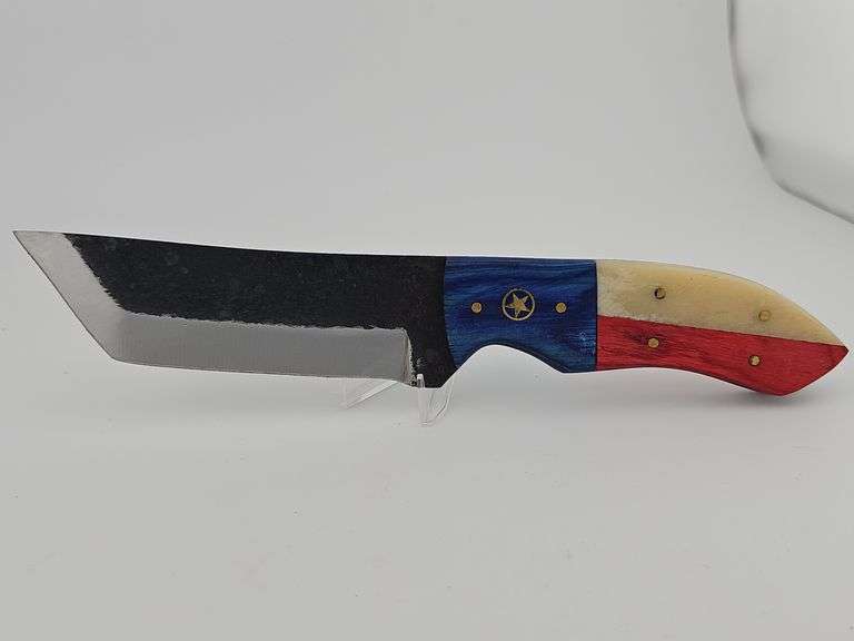 Patriot Carbon Steel Knife w/ Leather Sheath