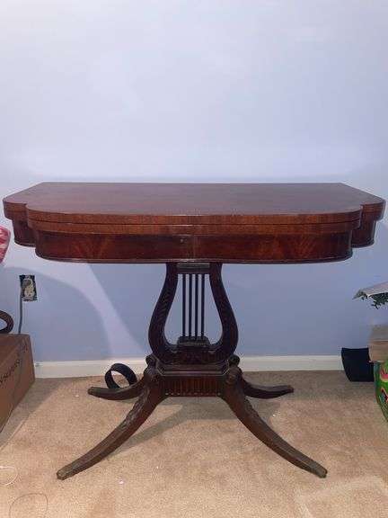 Antique card table