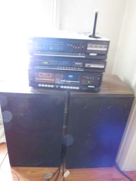 JVC SK-303 Speaker System with Sears Component Audio System