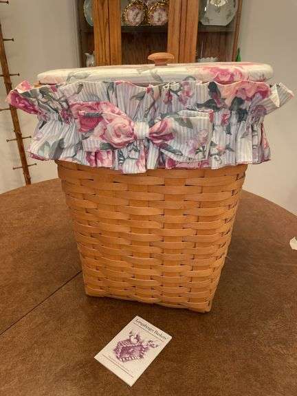 Longaberger wastebasket