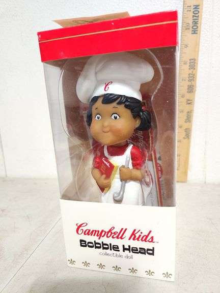 2002 Campbell Kids Bobble Head In Box