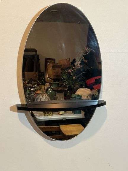 Wall Mirror w/Shelf