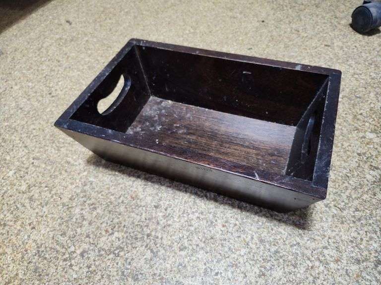 Wood Storage Box 13x8x4