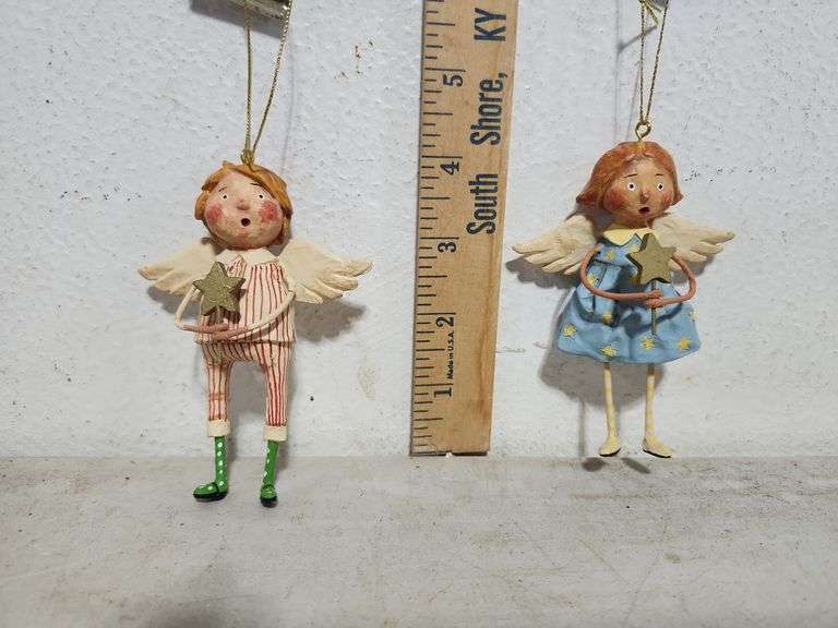New Lori C Mitchell ESC Babes In Toyland Angel Ornaments