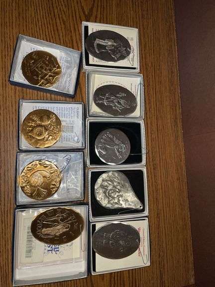 Bronze and Pewter ornaments