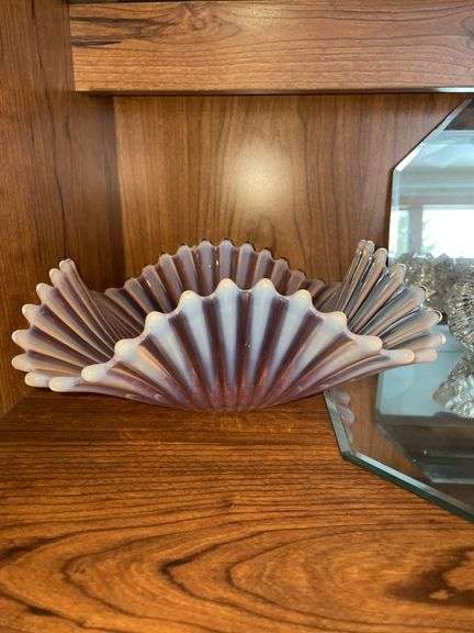 Glass candy bowl