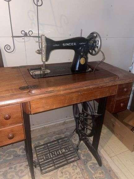 Antique Singer sewing machine