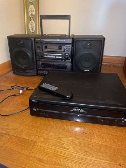 Speaker and CD Player
