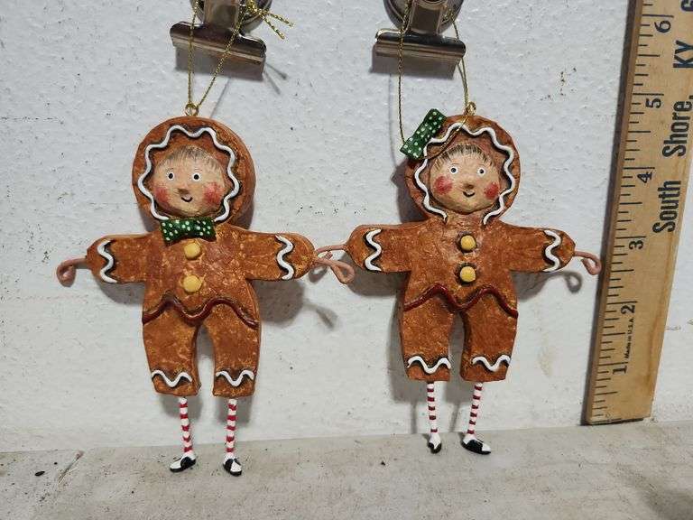 New Lori C Mitchell ESC Gingerbread Ornaments