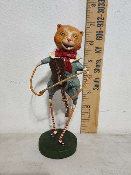New Lori C Mitchell ESC Cat & The Fiddle Figure