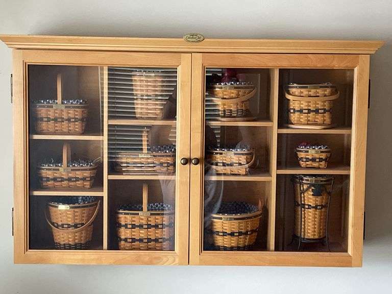 Longaberger 12 piece miniature set