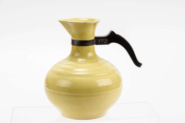 Vintage Mcm Bauer Pottery Coffee Pot Auction Ohio 