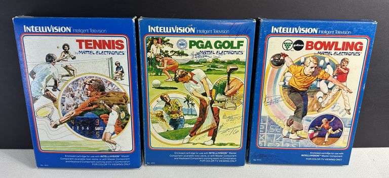 Mattel Intellivision Game Lot Cartridges