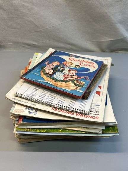 Lot of Vintage Music Books and Sheet Music Collection