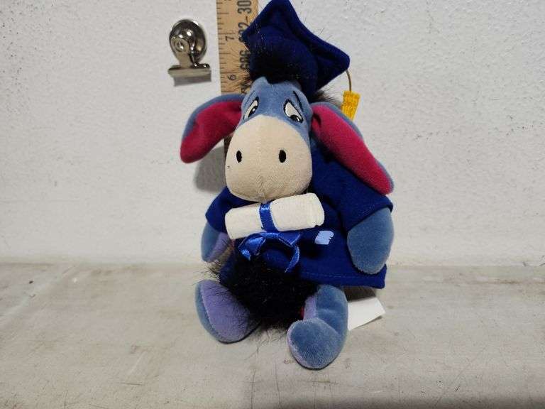The Disney Store Plush Graduation Eeyore