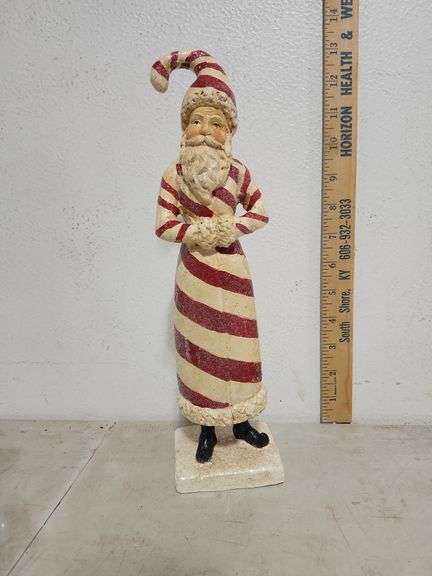 New Paul Gordon ESC Kandy Kane Kringle Santa Figure
