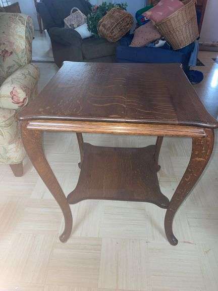 Quarter sawn oak table