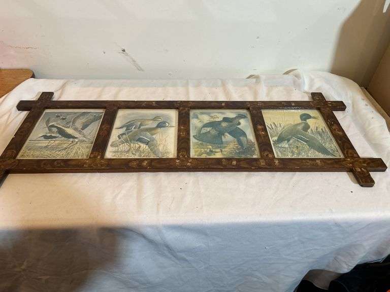 Antique Bird Prints, Newsprint