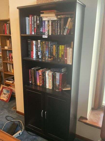 Book Shelf Hutch w/ Books & Music