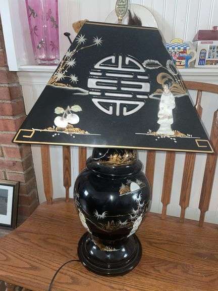 Vintage Asian lamp