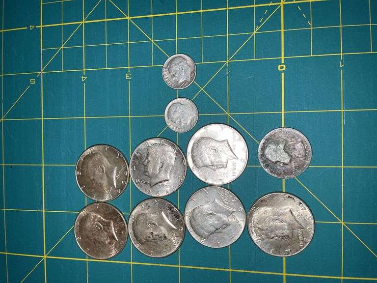 Kennedy silver half dollars and more