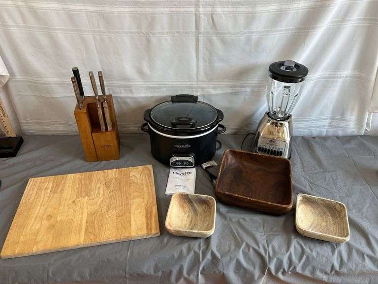 Blender, Crock Pot, Knives & More