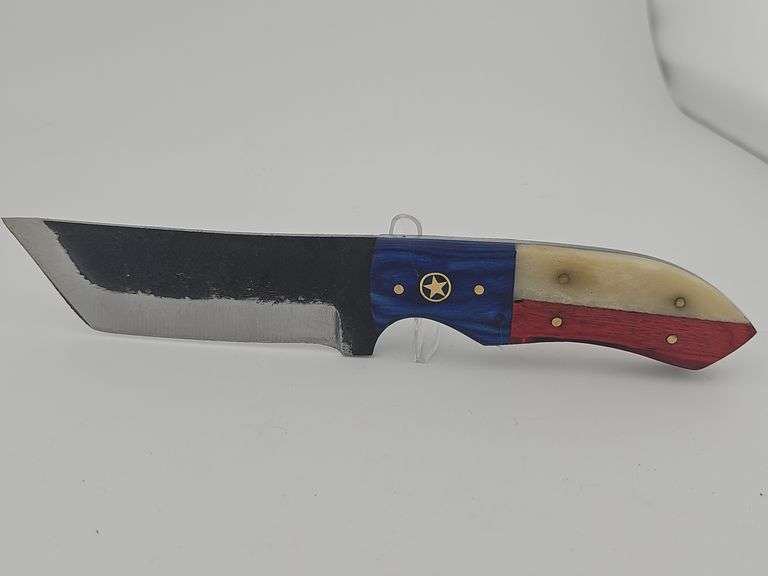 Patriot Carbon Steel Knife w/ Leather Sheath