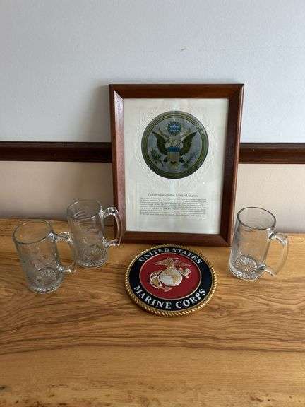 Marine Corp & US Great Seal