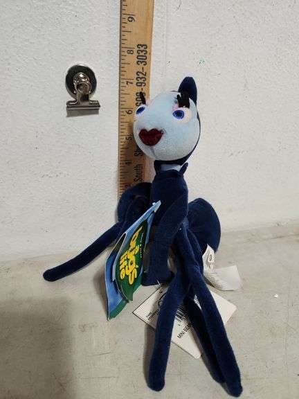 The Disney Store Plush Mini Bean Bag Rosie Spider 8" A Bug's Life