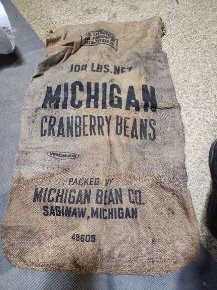 Michigan Cranberry Beans Sack