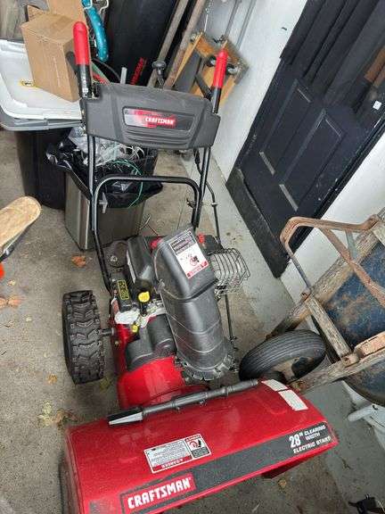Craftsman snowblower -very nice! - Auction Ohio