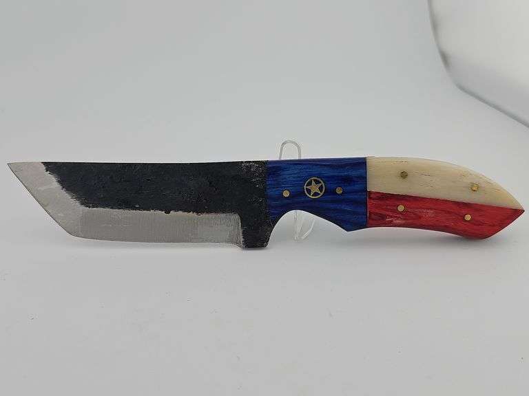 Patriot Carbon Steel Knife w/ Leather Sheath