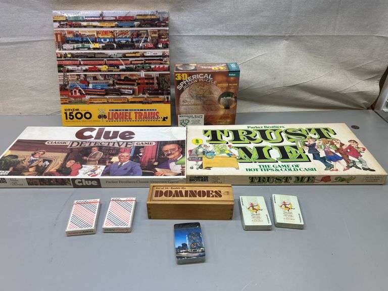 Assorted Games, Puzzles, and Cards Bundle