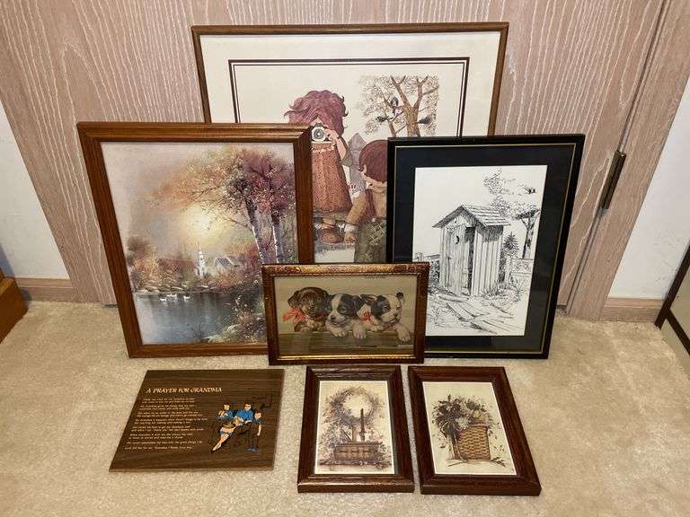 Framed wall art