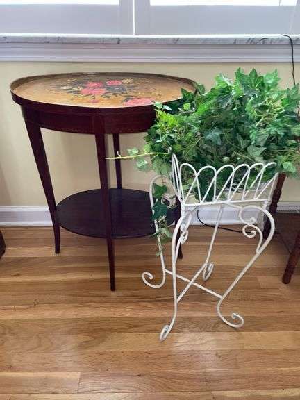 Table and plant stand