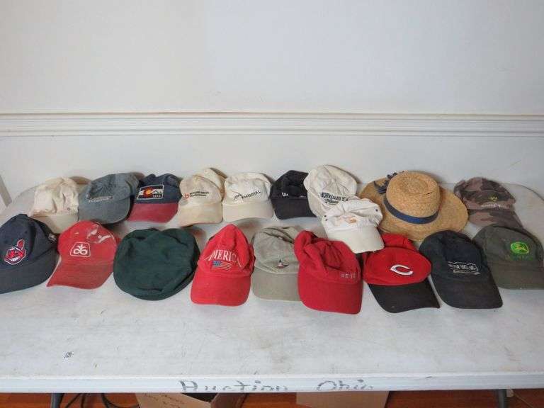 Assorted ball caps, and hats