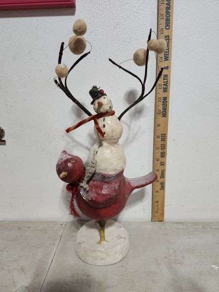New In Box Karen & Mary Hammerschmidt ESC Snow Flight Cardinal Figure