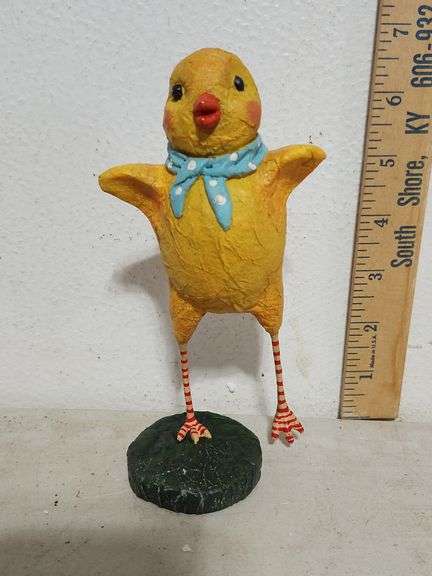 New Lori C Mitchell ESC Purd Peep Chick Figure