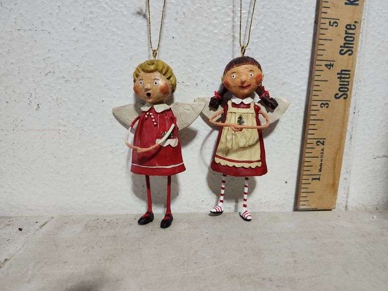 New Lori C Mitchell ESC Christmas Angel Ornaments