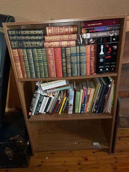 Bookcases with contents