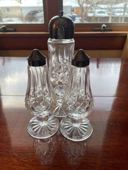 Waterford Crystal shakers