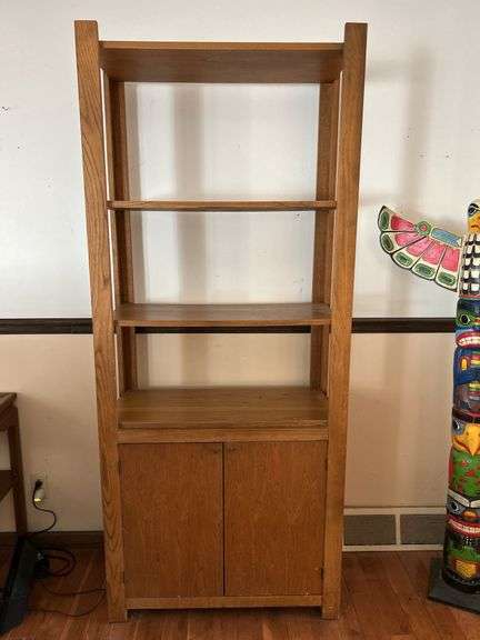 Wood Display Cabinet