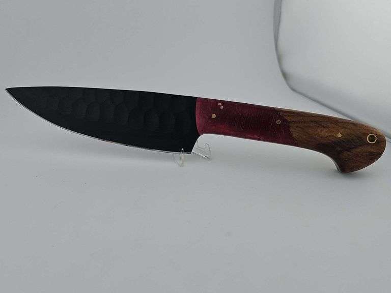 Carbon Steel Black Patterned Kitchen Knife