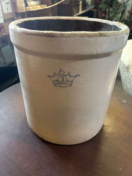 Antique 3 Gallon Crock