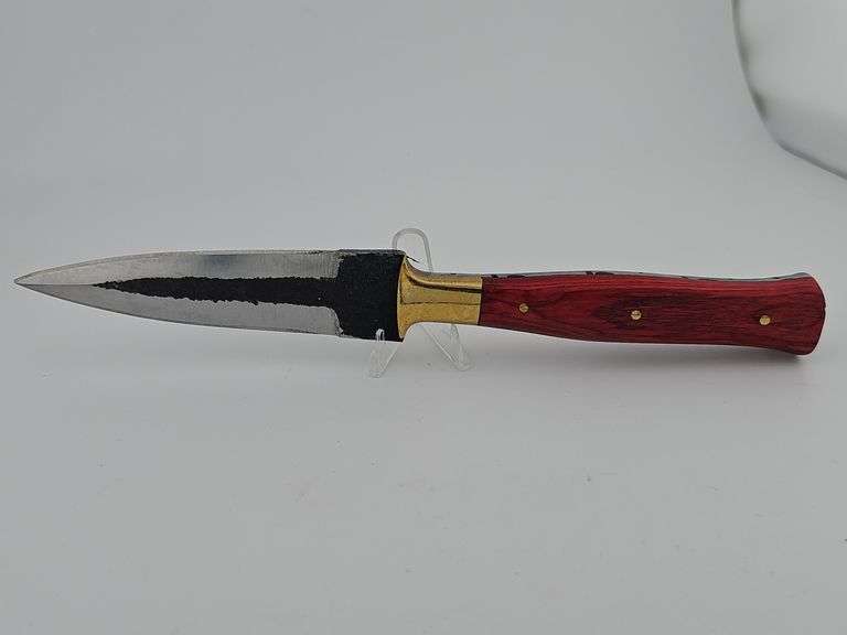 Carbon Steel Dagger w/ Leather Sheath