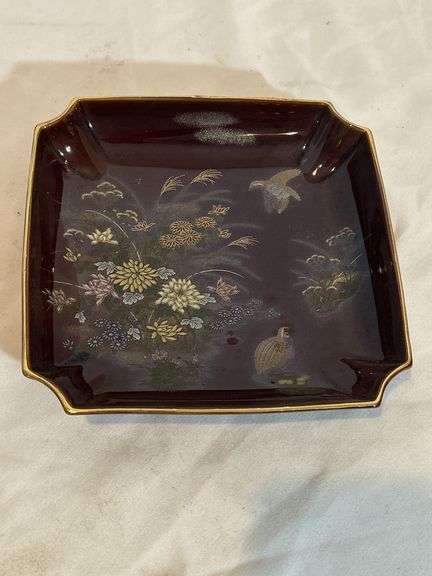 Hand-Painted Asian Candy Dish