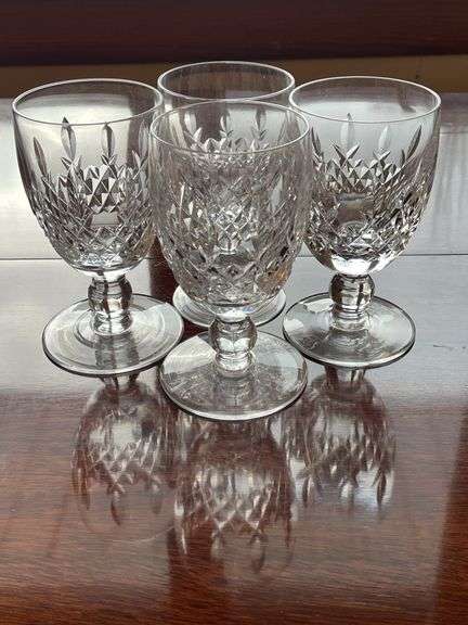 Set of 4 Waterford Sherry glasses