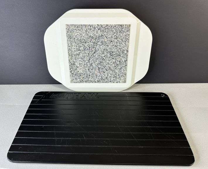 Telebrand Stoneware Warmer & Miracle Thaw Plate