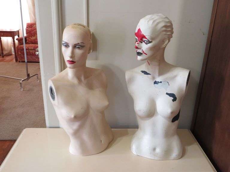 Pair of Female Mannequin Torsos